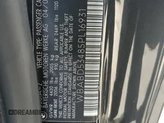 2005 BMW 3 Series 330Ci with VIN WBABD53485PL16931, listed as a Copart auction lot 63700734 with 197,111 mi miles and Salvage Title. Bid and sale history available at carsss.com. Image 12.