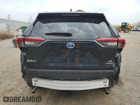 2023 Toyota RAV4 Hybrid XLE Premium with VIN 2T3BWRFVXPW159905, listed as a Copart auction lot 54677155 with 68,268 mi miles and Salvage title. Bid and sale history available at DreamBid. Image 6.