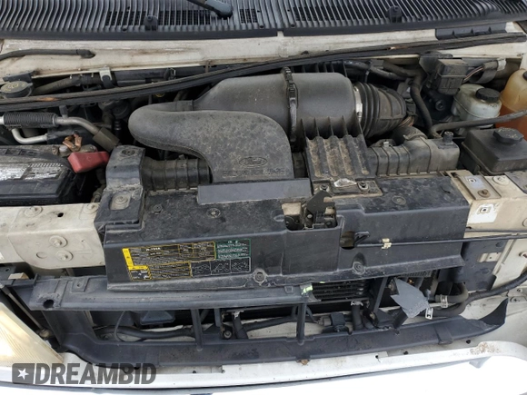 2006 Ford Econoline Passenger XL with VIN 1FBNE31L76HA02327, listed as a Copart auction lot 47425455 with 186,476 mi miles and Salvage title. Bid and sale history available at DreamBid. Image 12.
