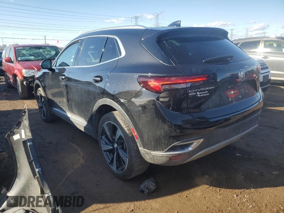 2022 Buick Envision Essence with VIN LRBFZPR4XND128890, listed as a Copart auction lot 46245845 with 39,270 mi miles and Salvage Title. Bid and sale history available at carsss.com. Image 2.