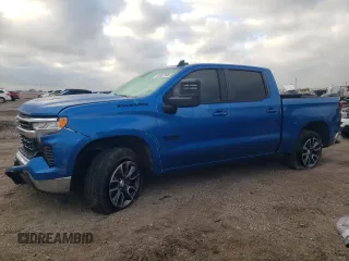 2022 Chevrolet Silverado 1500 LT with VIN 3GCPACED5NG594130, listed as a Copart auction lot 43987345 with 62,367 mi miles and Salvage Title. Bid and sale history available at carsss.com. Image 1.