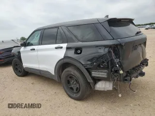 2024 Ford Police Interceptor Utility z VIN 1FM5K8AB2RGA27330, wystawiony jako Copart lot #54846175 z przebiegiem 17 338 mil mil oraz Szkoda całkowita • Salvage title. Historia ofert i sprzedaży dostępna na DreamBid. Obrazek 2.