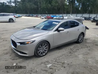 2023 Mazda 3 S Carbon Edition with VIN 3MZBPACMXPM378744, listed as a Copart auction lot 63673265 with 7,641 mi miles and Salvage title. Bid and sale history available at DreamBid. Image 1.