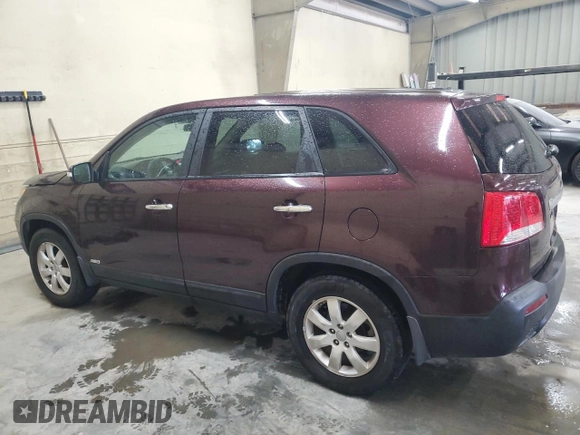 2012 Kia Sorento LX with VIN 5XYKTCA6XCG302611, listed as a Copart auction lot 52367985 with 180,671 mi miles and Clean Title. Bid and sale history available at DreamBid. Image 2.