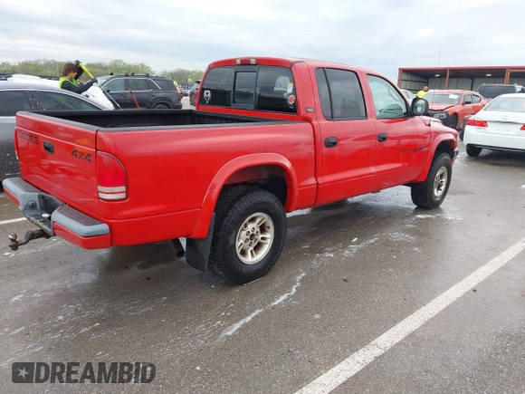 2000 Dodge Dakota Sport with VIN 1B7GG2ANXYS621732, listed as a IAAI auction lot 41930673 with 145,653 mi miles and . Bid and sale history available at carsss.com. Image 4.