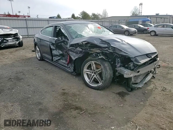 2022 Audi A5 Sportback S line Premium Plus with VIN WAUFACF50NA024891, listed as a Copart auction lot 51643235 with 0 mi miles and Salvage Title. Bid and sale history available at carsss.com. Image 10.