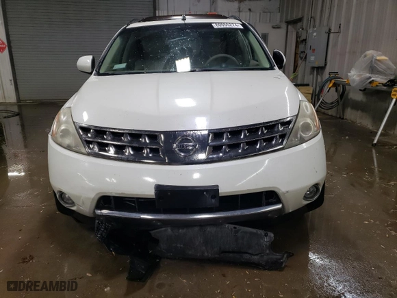 2006 Nissan Murano SE with VIN JN8AZ08W06W521779, listed as a Copart auction lot 80955274 with 179,686 mi miles and Salvage Title. Bid and sale history available at carsss.com. Image 5.