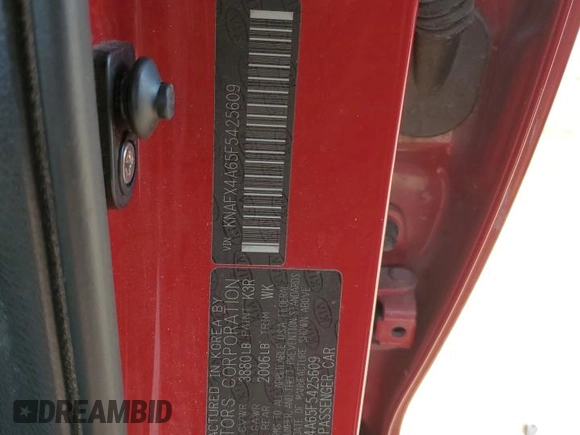 2015 Kia Forte LX with VIN KNAFX4A65F5425609, listed as a Copart auction lot 44582415 with 91,939 mi miles and Salvage Title. Bid and sale history available at carsss.com. Image 14.