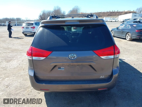 2013 Toyota Sienna XLE with VIN 5TDDK3DC6DS067612, listed as a IAAI auction lot 41756287 with 142,707 mi miles and . Bid and sale history available at DreamBid. Image 16.