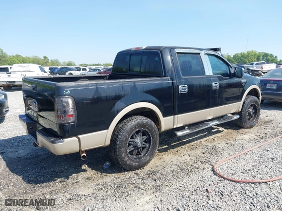 2007 Ford F-150 XLT with VIN 1FTPW12V97FA54240, listed as a IAAI auction lot 42040380 with 257,291 mi miles. Bid and sale history available at carsss.com. Image 4.
