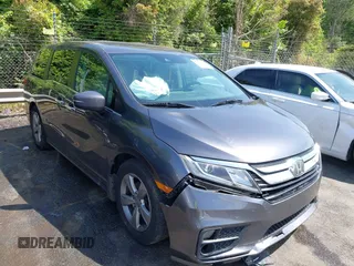 2020 Honda Odyssey EX z VIN 5FNRL6H55LB031767, wystawiony jako IAAI lot #42094352 z przebiegiem 109 570 mil mil oraz . Historia ofert i sprzedaży dostępna na DreamBid. Obrazek 1.