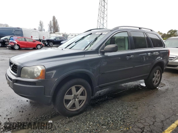 2006 Volvo XC90 2.5L Turbo with VIN YV4CY592761272147, listed as a Copart auction lot 44188015 with 204,142 mi miles and Salvage Title. Bid and sale history available at carsss.com. Image 1.