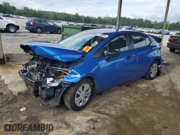 2020 Nissan Versa S z VIN 3N1CN8DV2LL916126, wystawiony jako Copart lot #56963015 z przebiegiem 68 754 mil mil oraz Szkoda całkowita • Salvage title. Historia ofert i sprzedaży dostępna na DreamBid. Obrazek 1.