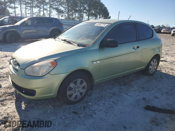 2008 Hyundai Accent GS with VIN KMHCM36C48U070038, listed as a Copart auction lot 83967774 with 137,324 mi miles and Salvage Title. Bid and sale history available at carsss.com. Image 1.