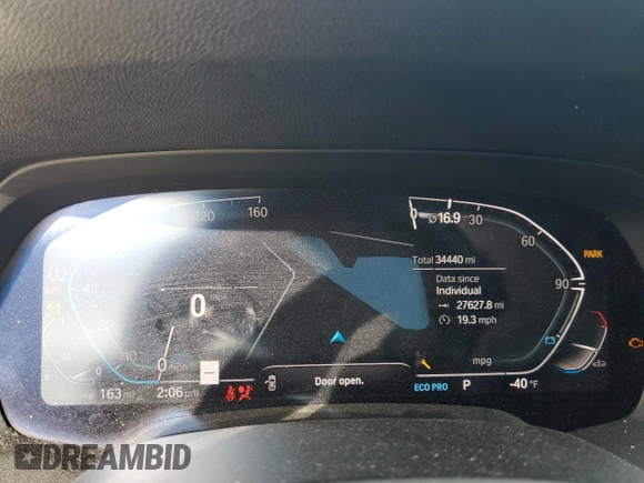 2019 BMW X5 xDrive40i with VIN 5UXCR6C50KLK88650, listed as a Copart auction lot 72563532 with 34,440 mi miles. Bid and sale history available at carsss.com. Image 9.
