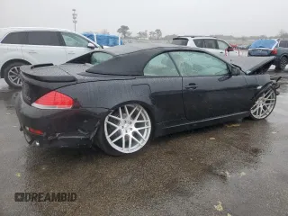 2005 BMW 6 Series 645Ci with VIN WBAEK73435B323782, listed as a Copart auction lot 85145854 with 103,941 mi miles and Salvage Title. Bid and sale history available at carsss.com. Image 3.