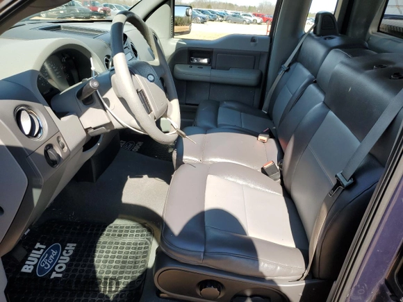 2005 Ford F-150 XL with VIN 1FTRF12525KC15573, listed as a Copart auction lot 45293005 with 185,786 mi miles and Salvage Title. Bid and sale history available at carsss.com. Image 7.