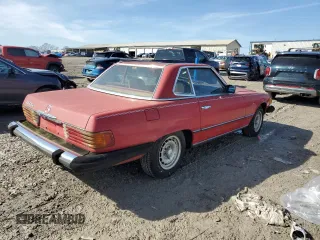 1983 Mercedes-Benz 380 380SL with VIN WDBBA45A6DB026285, listed as a Copart auction lot 43067185 with 122,752 mi miles and Clean Title. Bid and sale history available at carsss.com. Image 3.