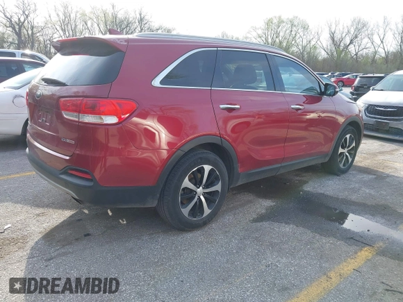 2016 Kia Sorento EX with VIN 5XYPH4A15GG013305, listed as a IAAI auction lot 41904315 with 192,111 mi miles and . Bid and sale history available at DreamBid. Image 4.
