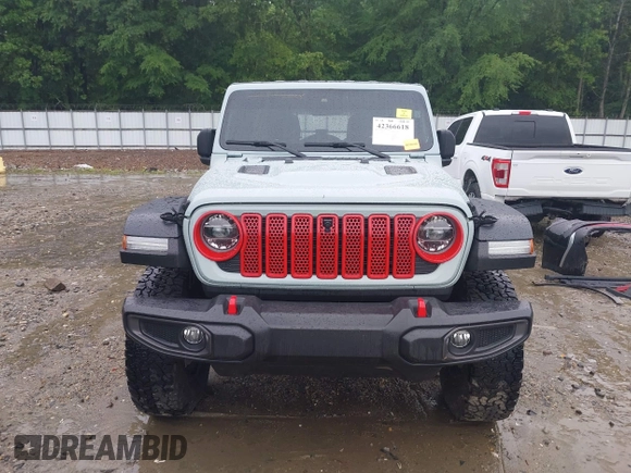 2024 Jeep Wrangler Rubicon with VIN 1C4PJXFG4RW160501, listed as a IAAI auction lot 42366618 with 16,515 mi miles and . Bid and sale history available at DreamBid. Image 13.