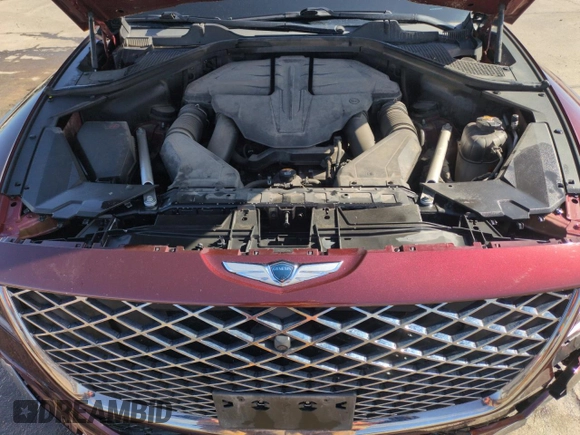 2021 Genesis GV80 with VIN KMUHCESC4MU040334, listed as a Copart auction lot 53325965 with 70,408 mi miles and Salvage title. Bid and sale history available at DreamBid. Image 12.