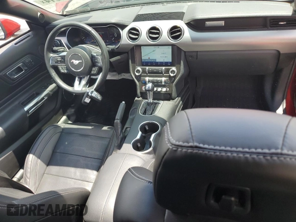2022 Ford Mustang GT Premium with VIN 1FATP8FF1N5131263, listed as a Copart auction lot 59709614 with 3,692 mi miles and Salvage title. Bid and sale history available at DreamBid. Image 8.