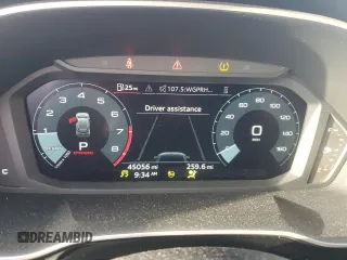 2022 Audi Q3 S line Premium Plus with VIN WA1EECF39N1090352, listed as a Copart auction lot 88731675 with 45,056 mi miles and Non Repairable. Bid and sale history available at carsss.com. Image 9.