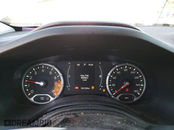 2017 Jeep Renegade Latitude with VIN ZACCJBBB8HPF85520, listed as a Copart auction lot 49056275 with 104,159 mi miles and Salvage Title. Bid and sale history available at carsss.com. Image 9.