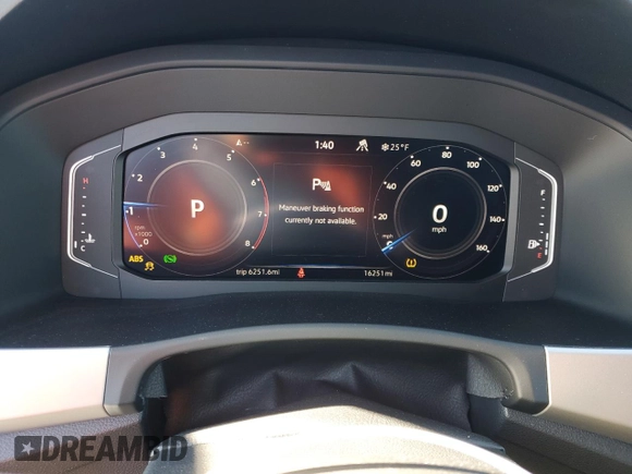2023 Volkswagen Atlas SE with VIN 1V2HE2CA0PC218094, listed as a Copart auction lot 88516845 with 16,251 mi miles and Salvage title. Bid and sale history available at DreamBid. Image 9.