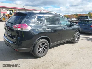 2016 Nissan Rogue SV with VIN 5N1AT2MV6GC919048, listed as a IAAI auction lot 40575055 with 76,328 mi miles. Bid and sale history available at carsss.com. Image 4.
