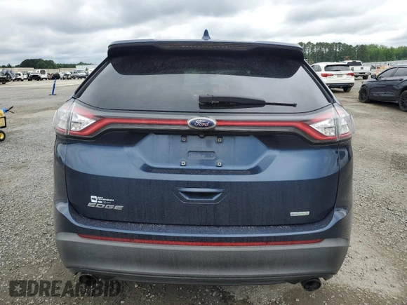 2017 Ford Edge SE with VIN 2FMPK3G99HBC01321, listed as a Copart auction lot 60413185 with 95,700 mi miles and Salvage title. Bid and sale history available at DreamBid. Image 6.