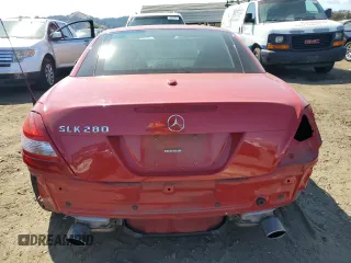 2007 Mercedes-Benz SLK-Class 3.0L with VIN WDBWK54F57F168349, listed as a Copart auction lot 72155834 with 85,007 mi miles and Salvage Title. Bid and sale history available at carsss.com. Image 6.