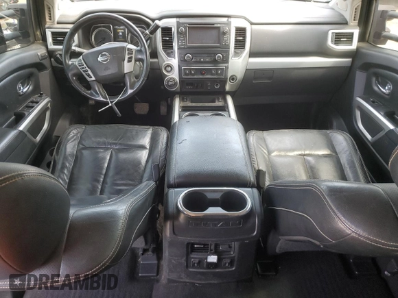 2016 Nissan Titan Platinum Reserve with VIN 1N6BA1F40GN512437, listed as a Copart auction lot 63521325 with 203,879 mi miles and Clean title. Bid and sale history available at DreamBid. Image 8.