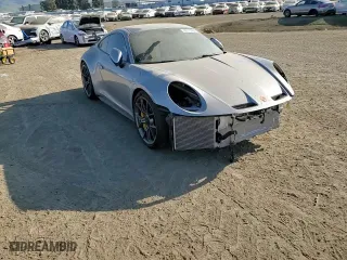 2024 Porsche 911 GT3 with VIN WP0AC2A96RS263244, listed as a Copart auction lot 46173105 with 3,727 mi miles and Salvage Title. Bid and sale history available at carsss.com. Image 11.