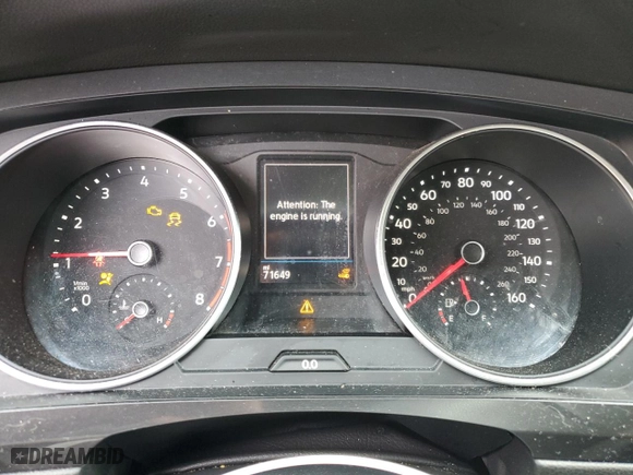 2019 Volkswagen Tiguan SE with VIN 3VV2B7AX5KM073079, listed as a Copart auction lot 48484975 with 71,649 mi miles and Salvage Title. Bid and sale history available at carsss.com. Image 9.