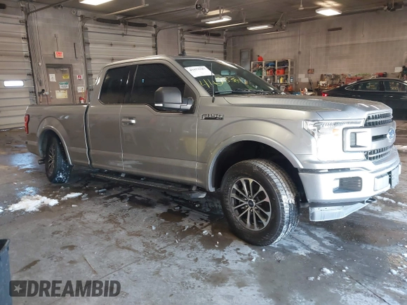 2020 Ford F-150 XL with VIN 1FTFX1E46LFC01751, listed as a IAAI auction lot 41623387 with 77,609 mi miles. Bid and sale history available at carsss.com. Image 1.