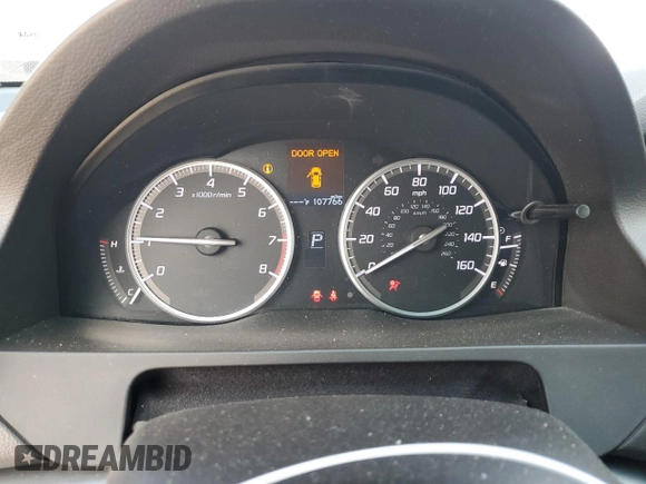 2018 Acura RDX Technology with VIN 5J8TB3H59JL015381, listed as a Copart auction lot 44217845 with 107,766 mi miles and Salvage Title. Bid and sale history available at DreamBid. Image 9.