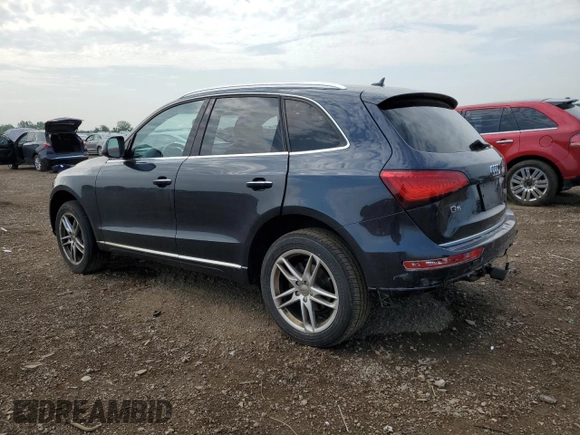 2017 Audi Q5 Premium with VIN WA1C2AFP1HA069586, listed as a Copart auction lot 60000745 with 92,173 mi miles and Salvage title. Bid and sale history available at DreamBid. Image 2.