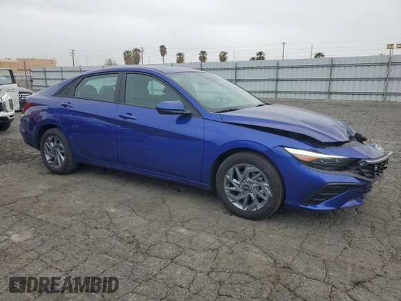 2024 Hyundai Elantra SEL with VIN KMHLM4DG6RU762928, listed as a Copart auction lot 52983615 with 3,462 mi miles and Salvage Title. Bid and sale history available at carsss.com. Image 4.