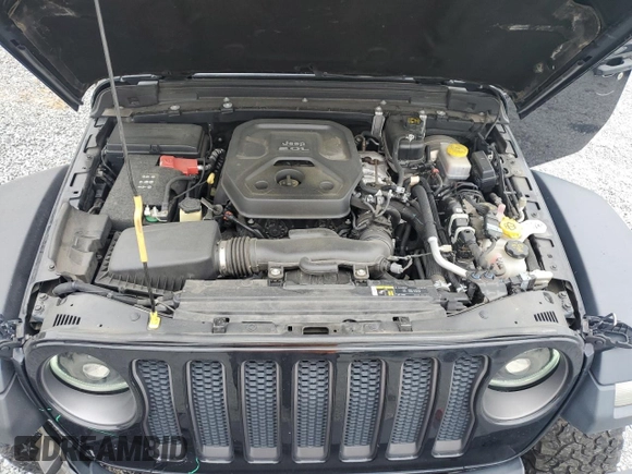2018 Jeep Wrangler Unlimited Rubicon with VIN 1C4HJXFNXJW141877, listed as a Copart auction lot 55913055 with 71,503 mi miles and Salvage title. Bid and sale history available at DreamBid. Image 11.