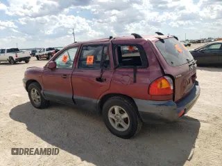 2003 Hyundai Santa Fe GLS with VIN KM8SC13D23U448494, listed as a Copart auction lot 62625224 with 7,094 mi miles and Salvage Title. Bid and sale history available at carsss.com. Image 2.