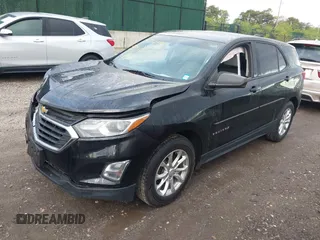 2019 Chevrolet Equinox LS with VIN 3GNAXHEV6KL202180, listed as a IAAI auction lot 42193296 with 42,567 mi miles and . Bid and sale history available at carsss.com. Image 18.