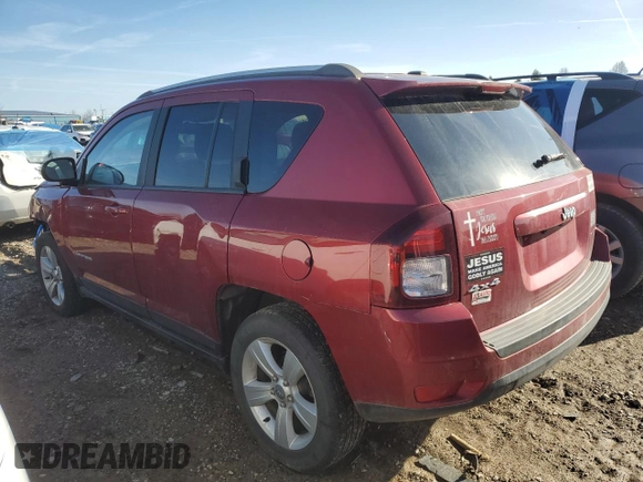 2017 Jeep Compass 75th Anniversary Edition with VIN 1C4NJDBB1HD154231, listed as a Copart auction lot 47603475 with 95,202 mi miles and Salvage Title. Bid and sale history available at carsss.com. Image 2.