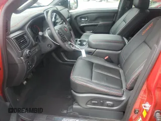 2024 Nissan Titan Pro-4X with VIN 1N6AA1ED8RN118197, listed as a Copart auction lot 64471595 with 3,576 mi miles and Salvage title. Bid and sale history available at DreamBid. Image 7.