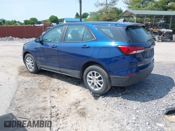 2022 Chevrolet Equinox LS with VIN 3GNAXHEV9NS212647, listed as a IAAI auction lot 42369372 with 31,561 mi miles and . Bid and sale history available at DreamBid. Image 3.