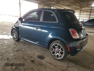 2013 FIAT 500 Sport with VIN 3C3CFFBR8DT514587, listed as a Copart auction lot 49276955 with 68,301 mi miles and Salvage Title. Bid and sale history available at carsss.com. Image 2.