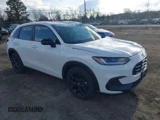 2024 Honda HR-V Sport with VIN 3CZRZ2H54RM778685, listed as a IAAI auction lot 41624412 with 15,120 mi miles. Bid and sale history available at carsss.com. Image 1.