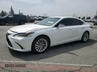 2021 Lexus ES 300h Luxury with VIN 58AEA1C18MU006497, listed as a Copart auction lot 55642005 with 87,799 mi miles and Salvage title. Bid and sale history available at DreamBid. Image 1.