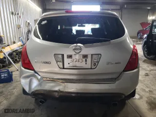 2007 Nissan Murano S with VIN JN8AZ08W97W611594, listed as a Copart auction lot 77090424 with 176,070 mi miles and Salvage Title. Bid and sale history available at carsss.com. Image 6.