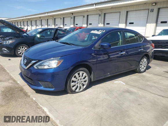 2017 Nissan Sentra SV with VIN 3N1AB7APXHY263216, listed as a Copart auction lot 54137725 with 247,613 mi miles and Clean Title. Bid and sale history available at carsss.com. Image 1.